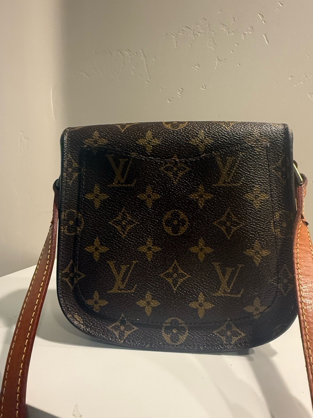 Louis Vuitton Monogram Saint Cloud MM Crossbody or Shoulder Bag Vintage - Picture 15 of 16